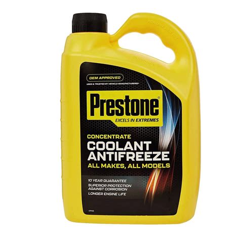 prestone coolant|Prestone Antifreeze / Coolant 4L